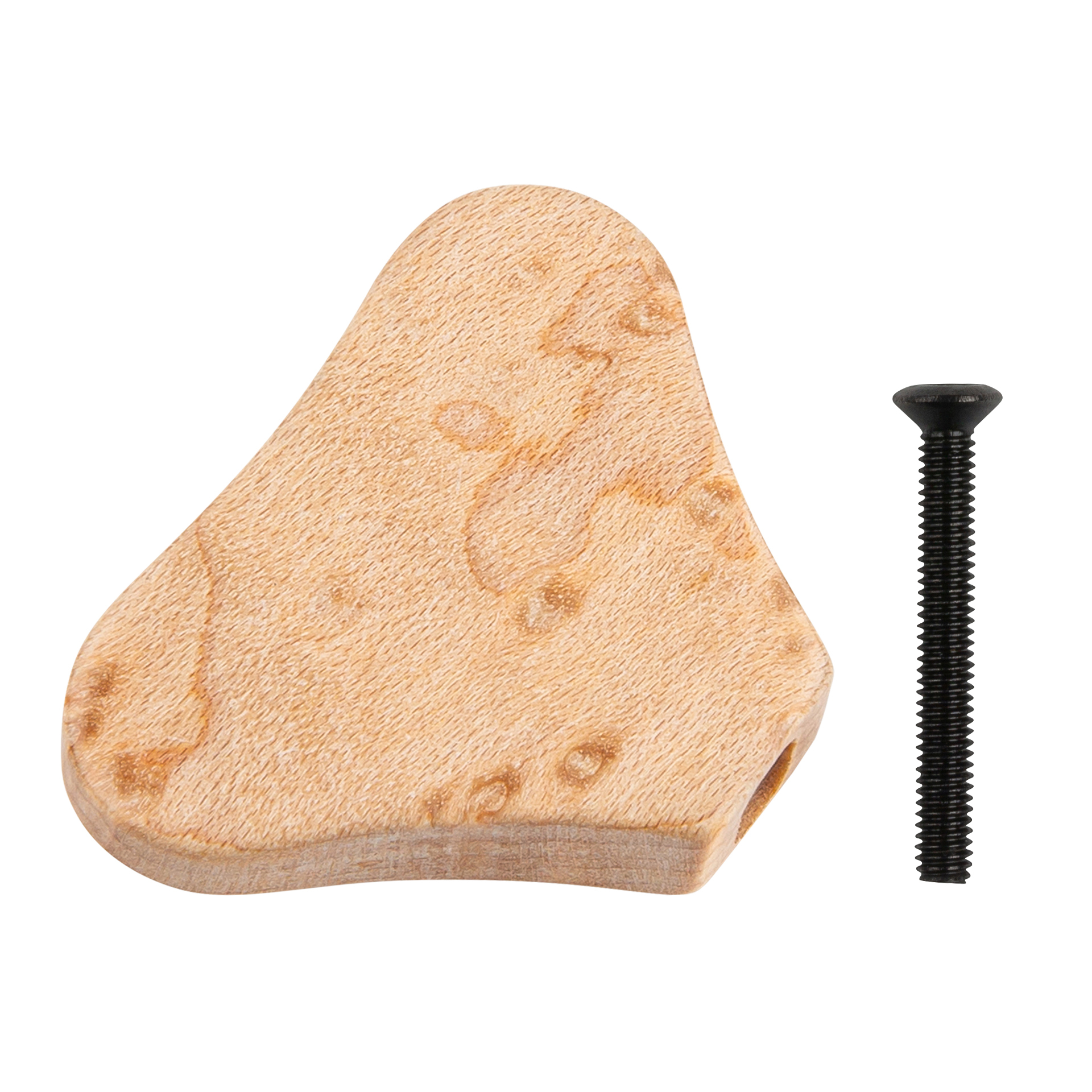 Warwick Parts - Wooden Peg for Warwick Machine Heads - Birdseye Maple (with Black Screw)