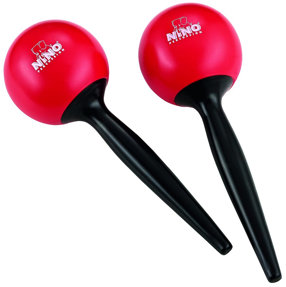 NINO 582R Percussion Plastic Maracas, rot