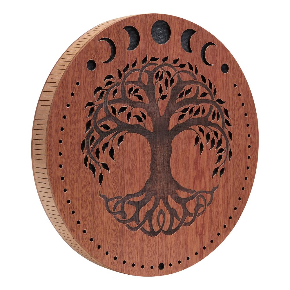 Meinl RDS12MTOL Sonic Energy 12" Rain Disk, Bachklang, Mondphasen und Lebensbaum Gravur