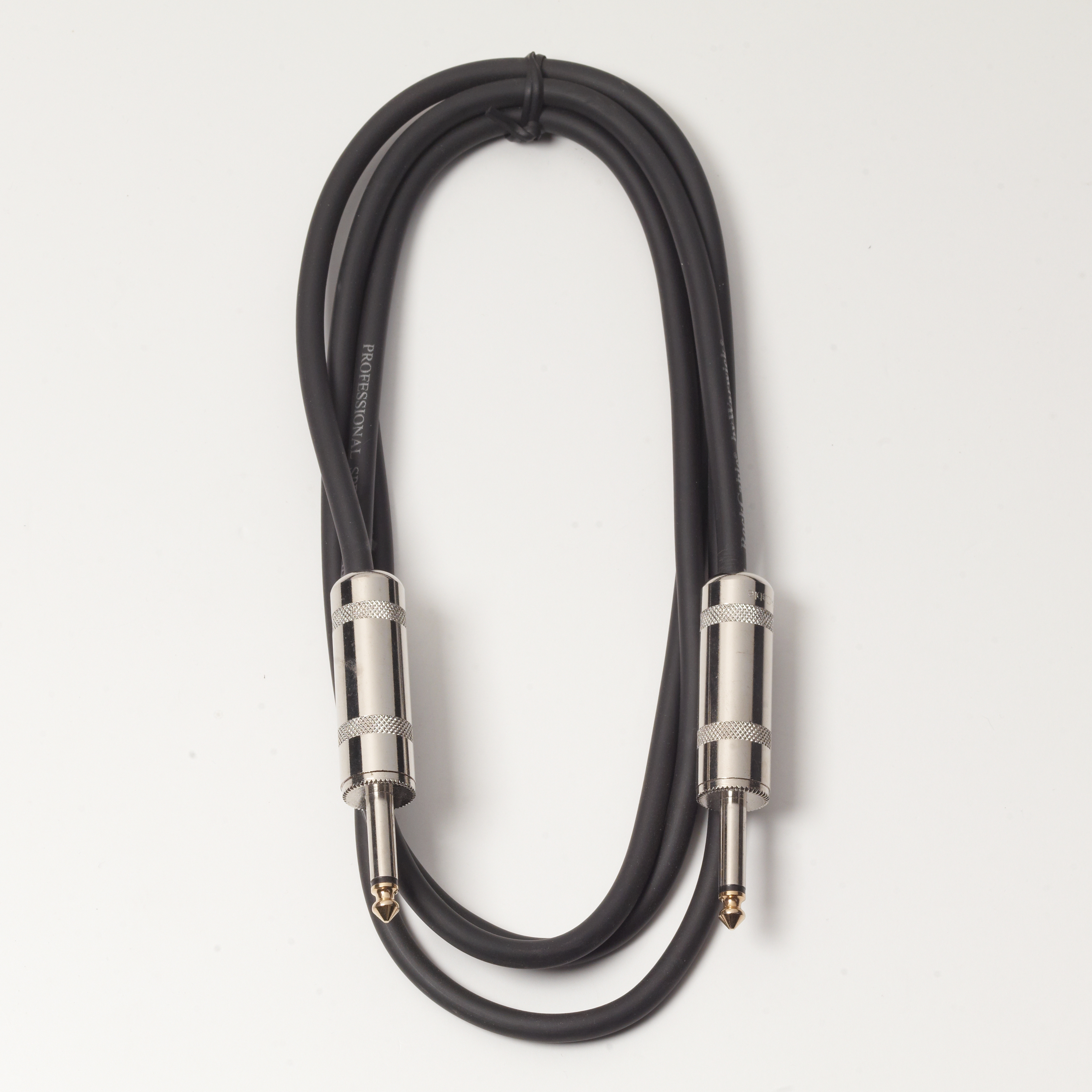 RockCable Speaker Cable - straight TS (6.3 mm / 1/4") - 2 m / 6.6 ft, 7 mm