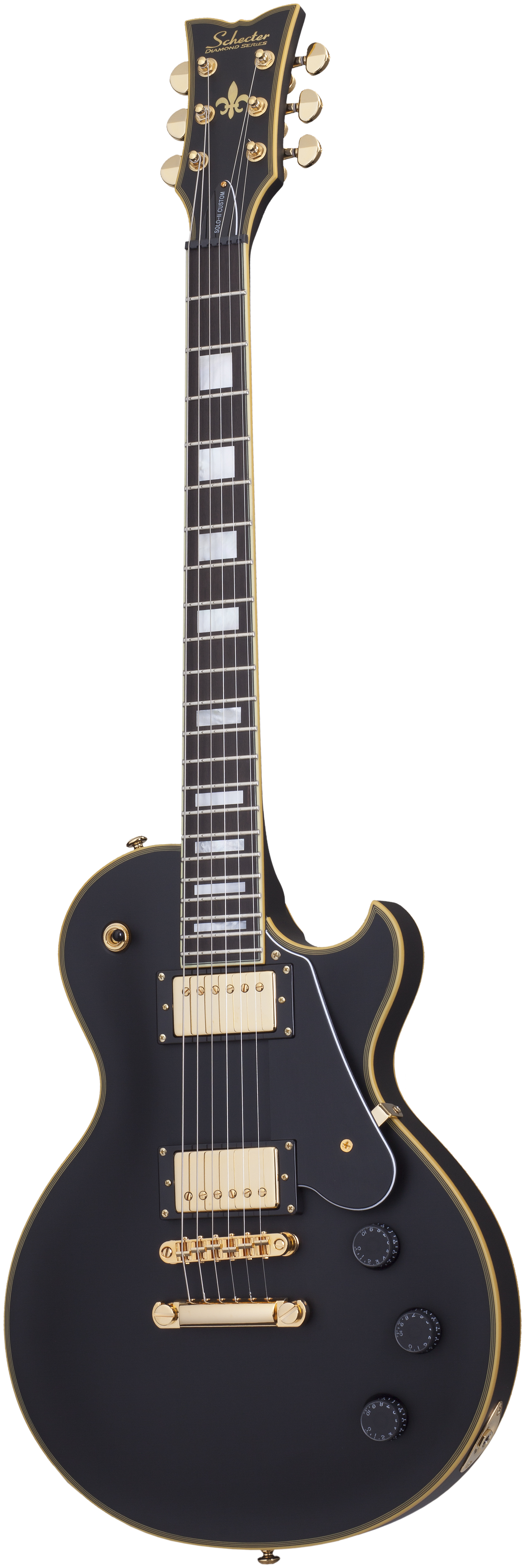 Schecter E-Gitarre Solo-II Custom Aged Black Satin