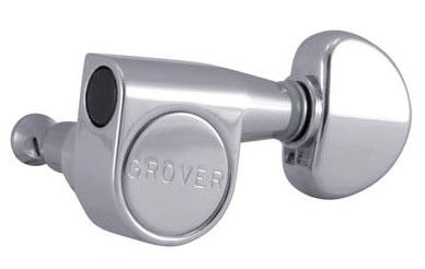 Grover 210C Pedal Steel Gutiar Machine Head - 1 Piece, Bass Side (Right) - Chrome