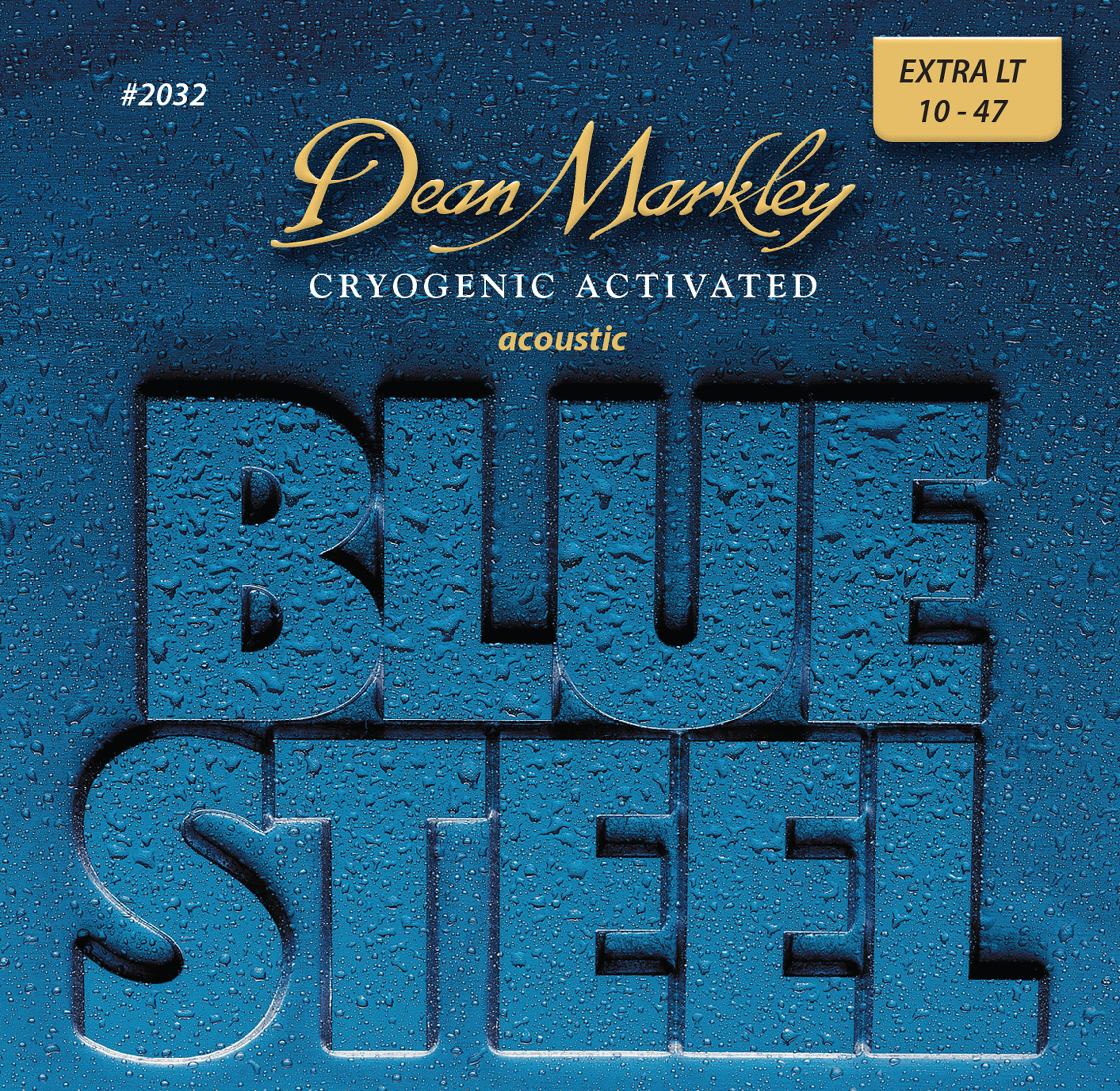 Dean Markley Blue Steel - 2032 - Acoustic Guitar String Set, Extra Light, .010-.047