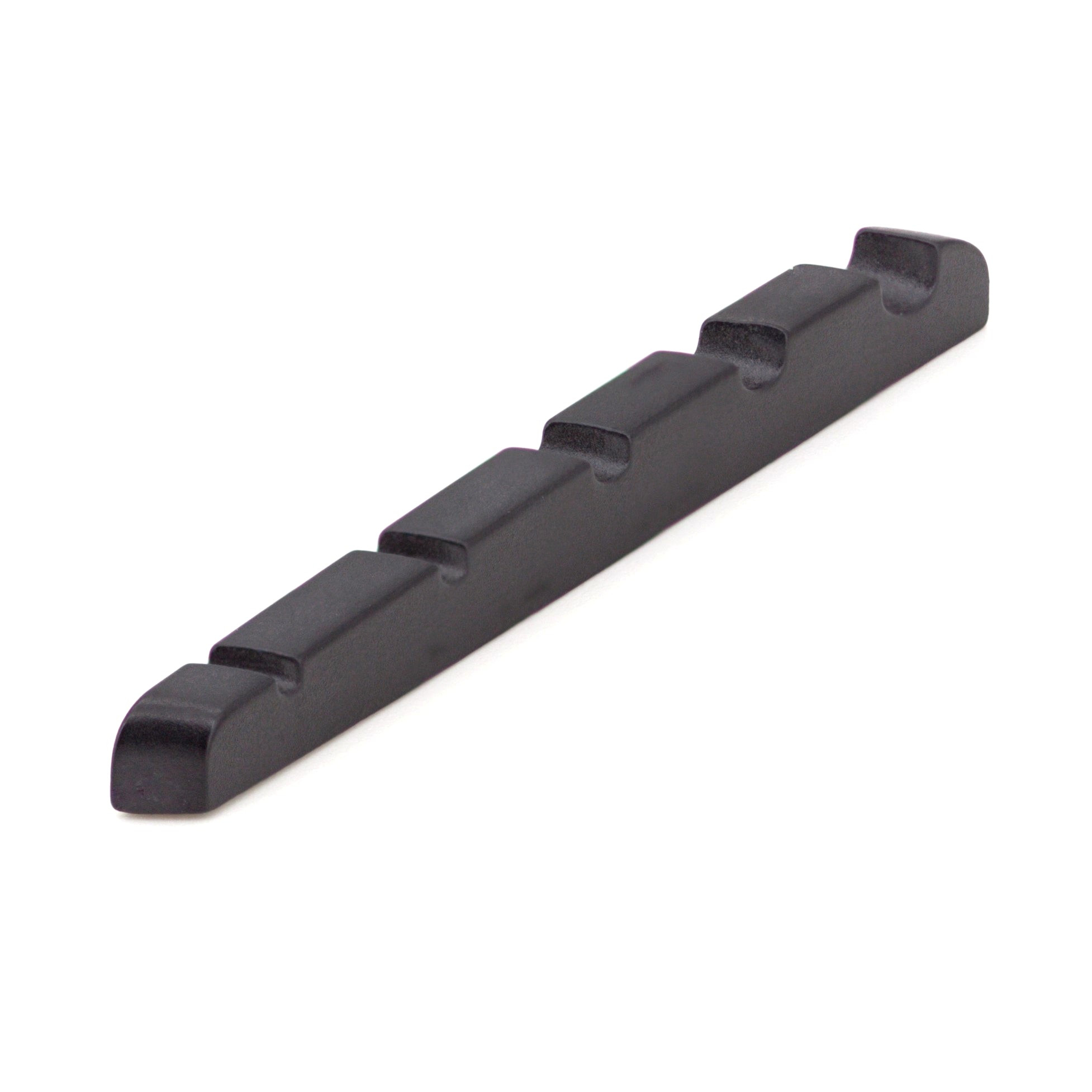 Black TUSQ XL PT-5306-60 - Slotted Multiscale Bass Nut, 5-String - Electric, Flat