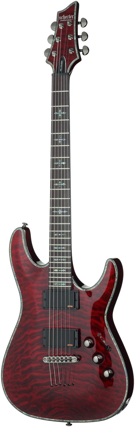 SCHECTER E-Gitarre Hellraiser C-1, Black Cherry
