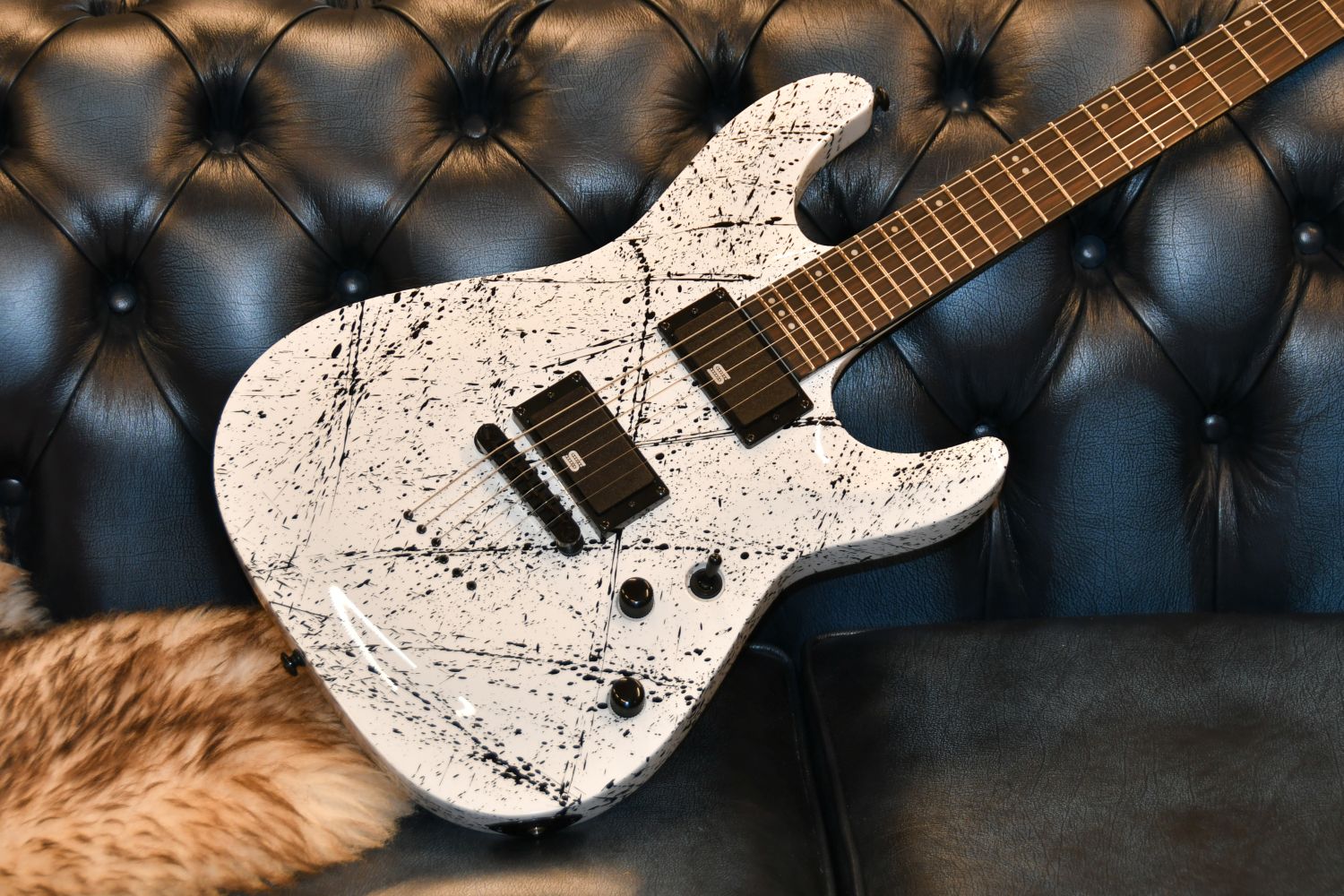 SCHECTER E-Gitarre C-1 Ink Bomb