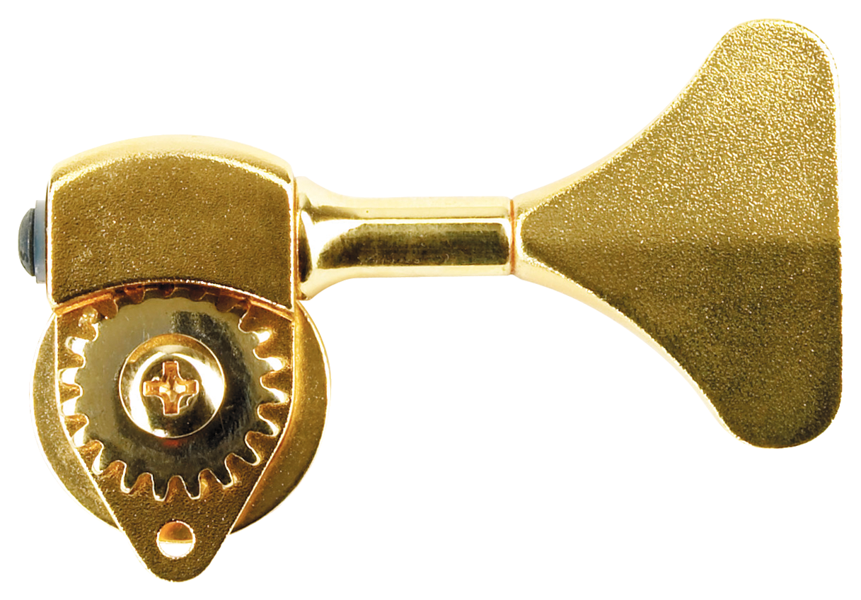 Hipshot HB6 - Ultralite Bass Machine Head, 1/2" Post, Y Key, Bass Side - Gold