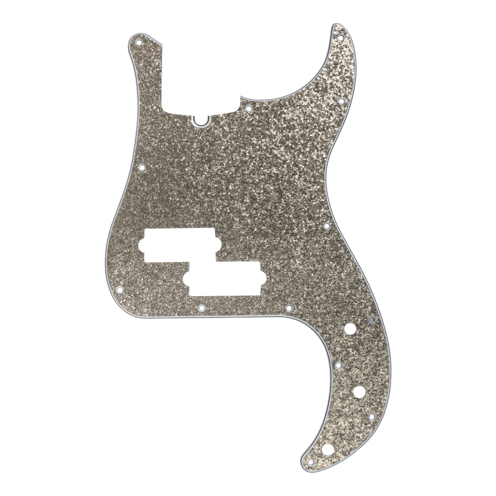 D'Andrea P-Bass Pickguard (DPP PB SIS), Silver Sparkle