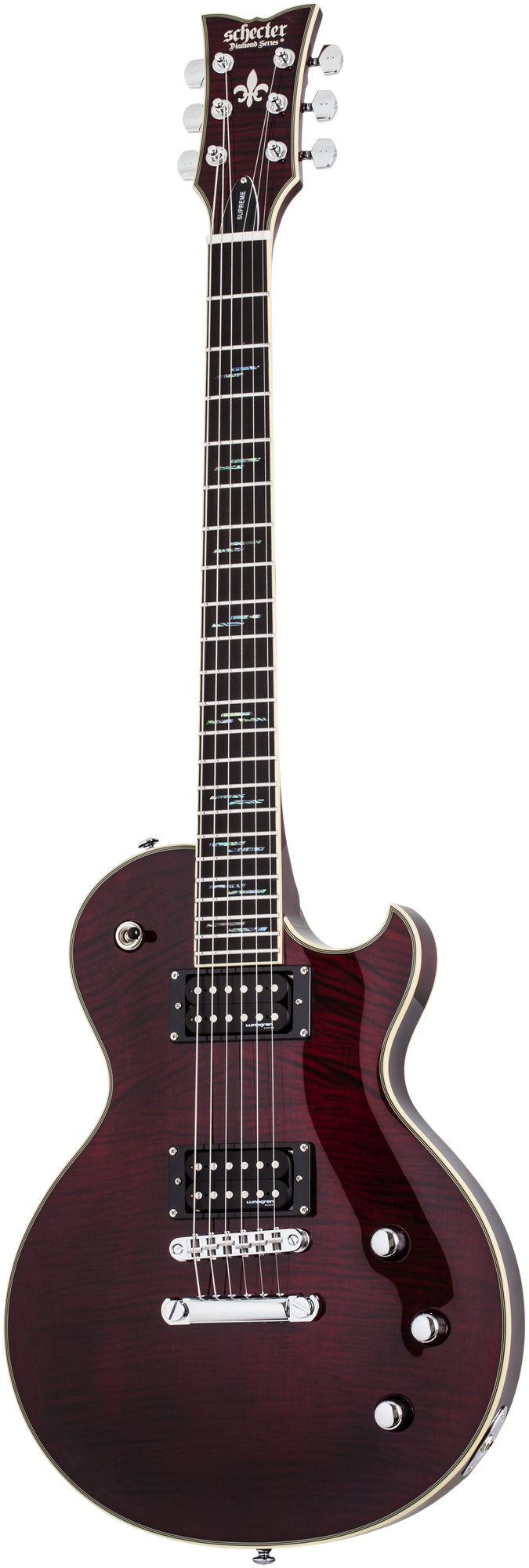 SCHECTER E-Gitarre Solo-II Supreme, Black Cherry