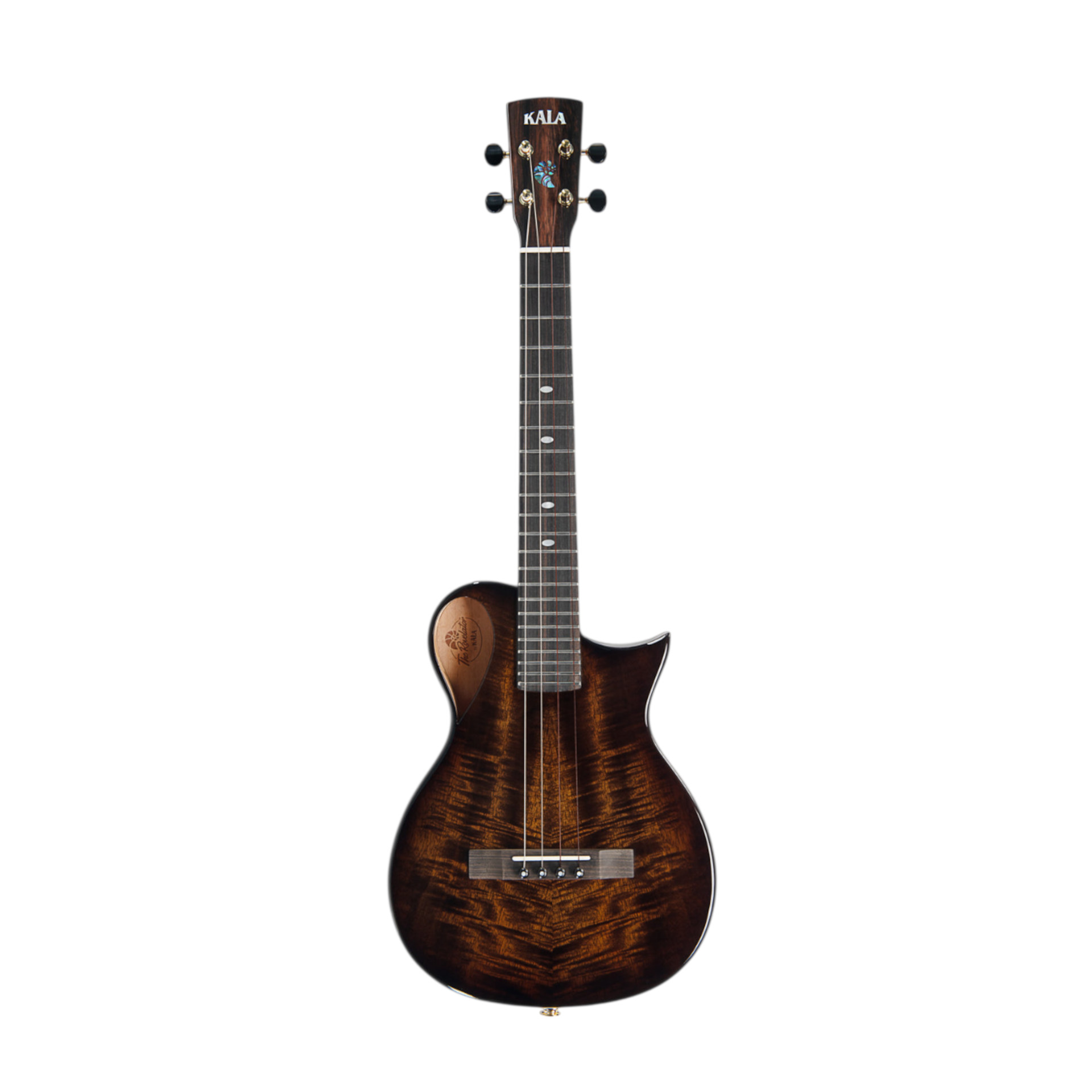 KALA KA-NS-AMB-MNG-TE - Revelator Nautilus Horizon Amber Waves Mango Tenor Ukulele, with Bag