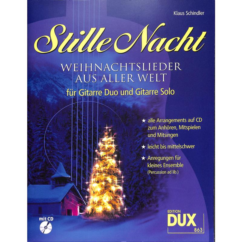 Schindler: Stille Nacht - Noten 1-2 Gitarre mit CD - DUX 863