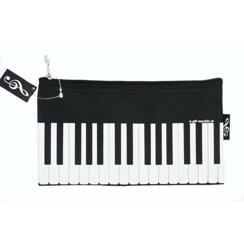 Stiftemäppchen schwarz mit Tastatur