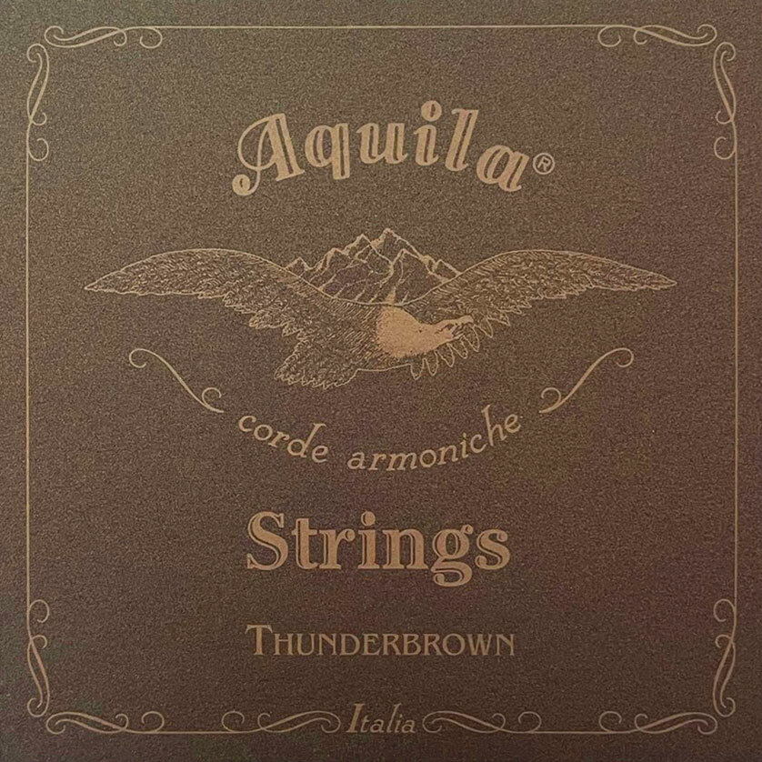 Aquila 165U - Thunderbrown Series, Bass Ukulele / U-Bass String Set - 4-String, 18" - 21" Scale