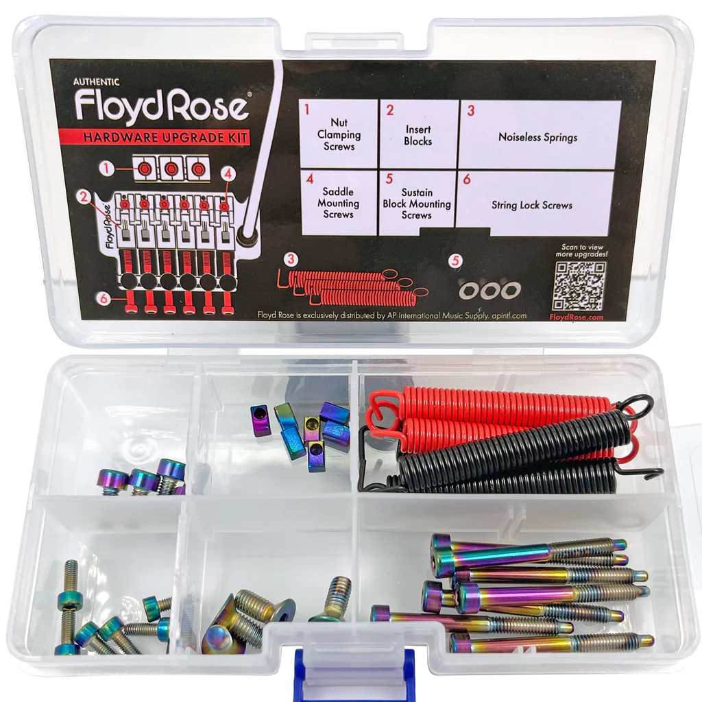 Floyd Rose FRUK1-SS-BC - Color Stainless Steel Hardware Upgrade Kit, Burnt Chrome