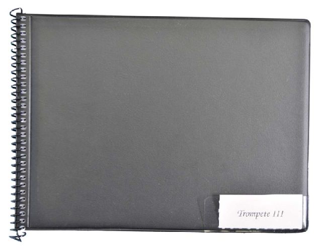 STAR 246/25 Marschmappe - Quer 17x13,5 cm, 25 Taschen, schwarz