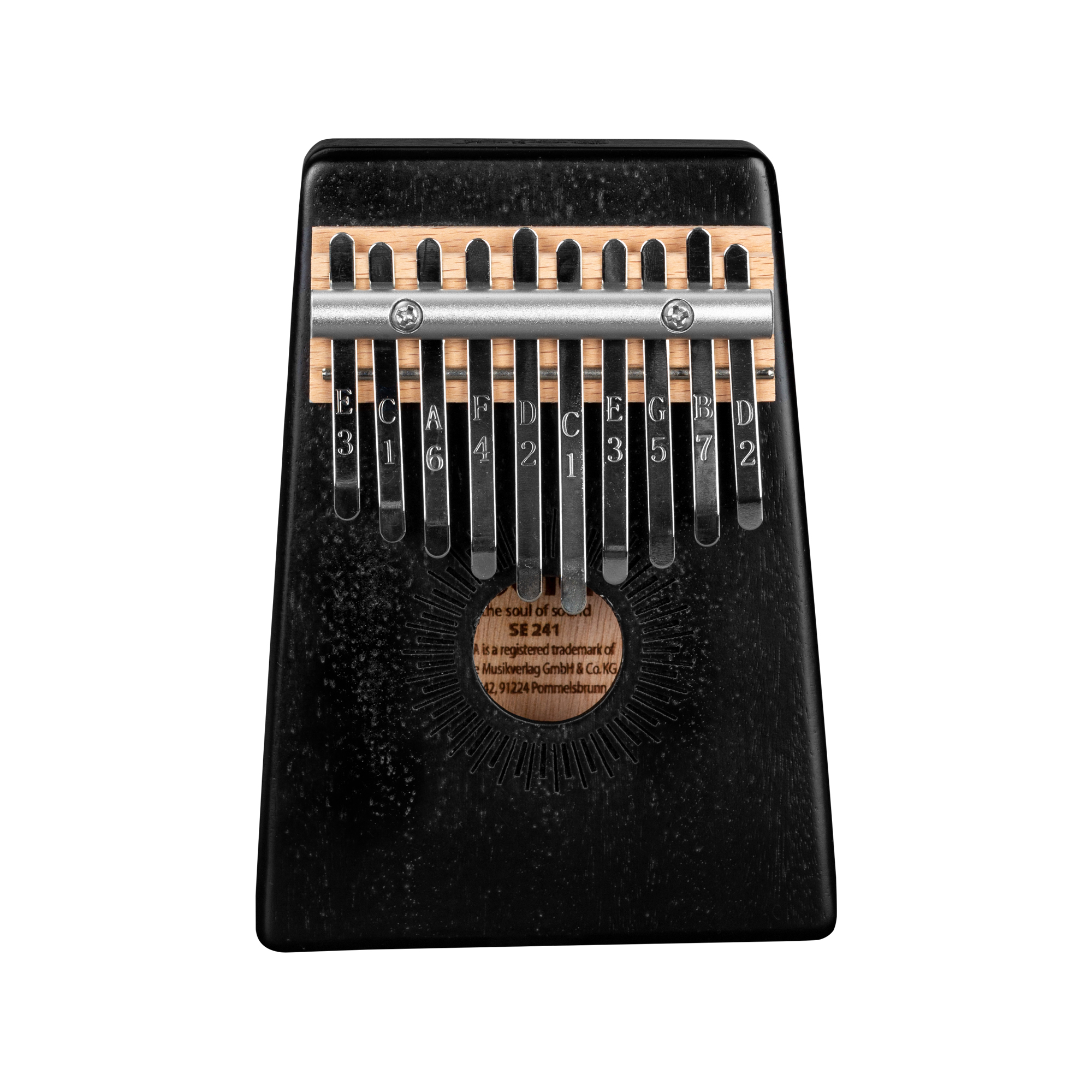 SELA SE241 Sela Kalimba Mahagoni 10 Schwarz