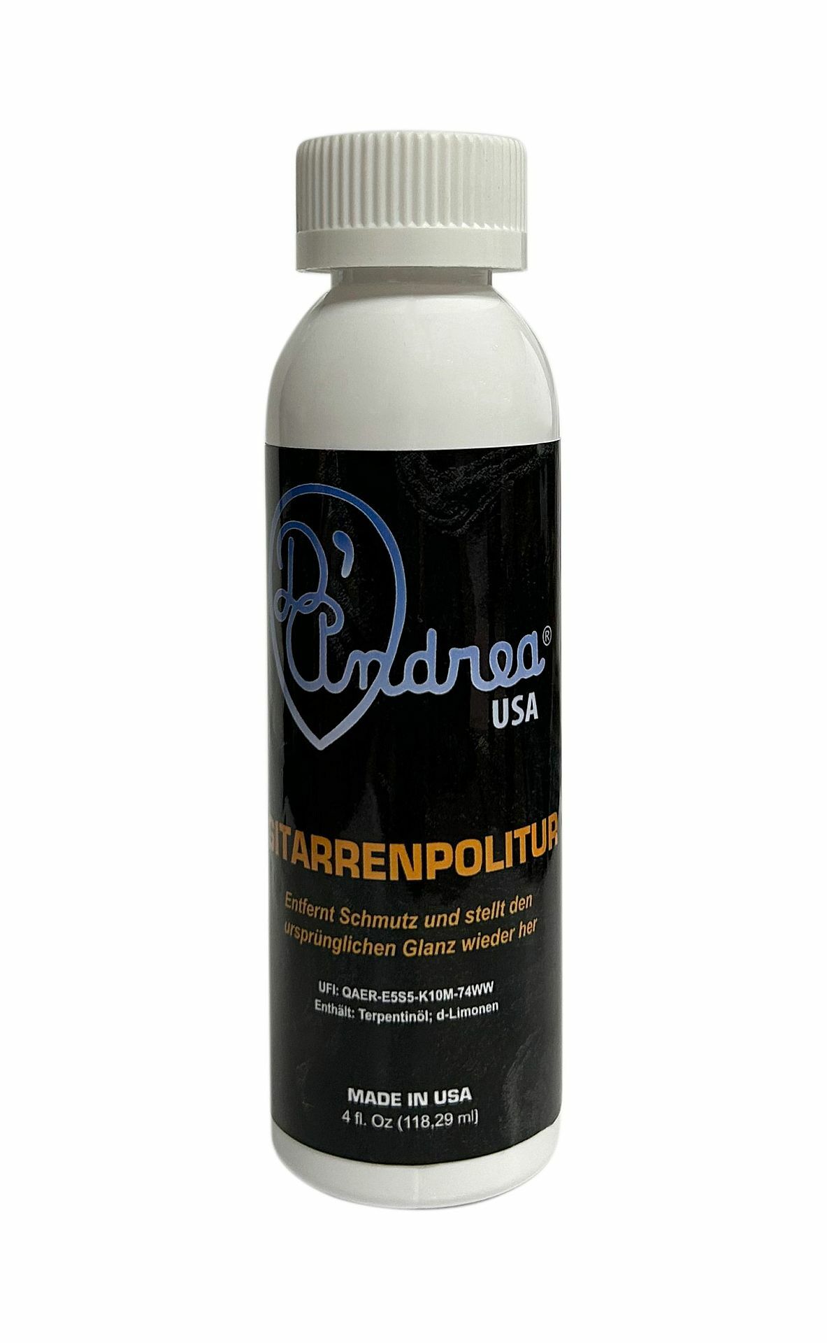 D'Andrea Guitar Polish, 118 ml / 4 oz (DAP4)
