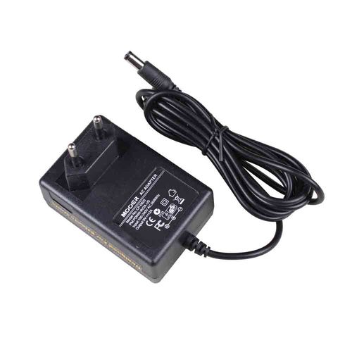 Mooer Wall Adapter Power Supply, 9V DC, 2A, Euro plug, (-) center