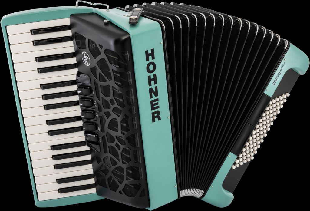 HOHNER Akkordeon Bravo III 72 wind, myColor, silent key