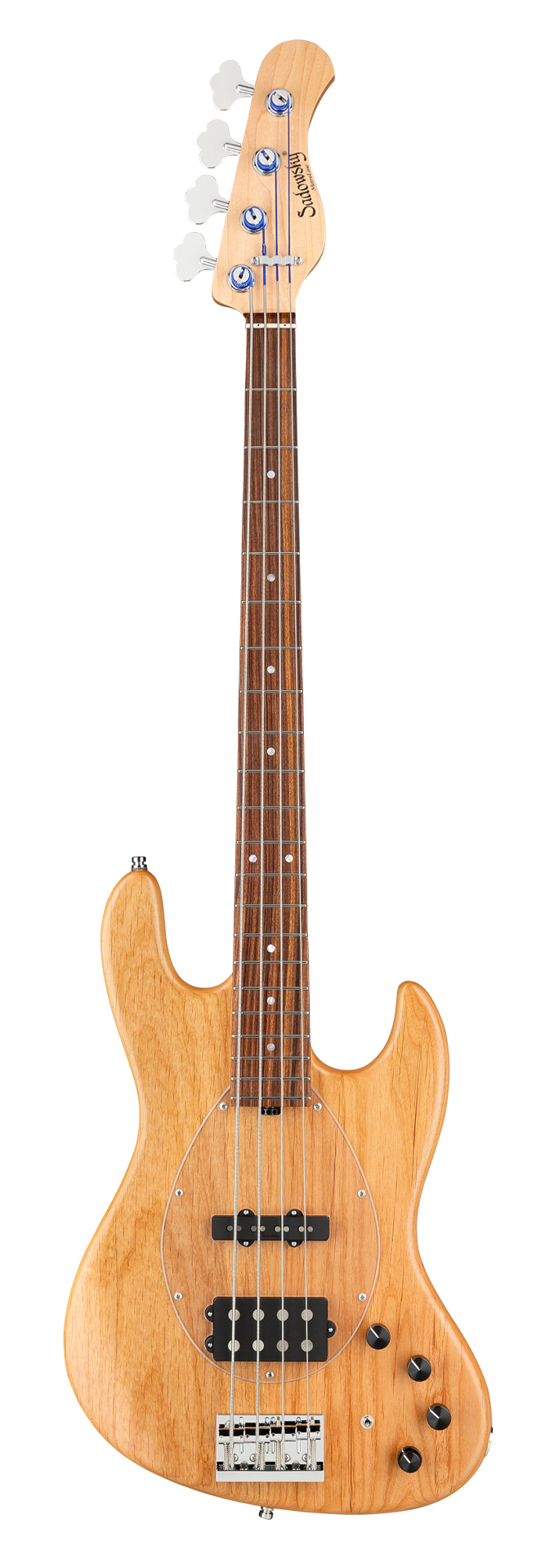 Sadowsky MetroLine 21-Fret Vintage M/J Bass, Red Alder Body, Morado Fingerboard, 4-String - Natural Transparent Satin