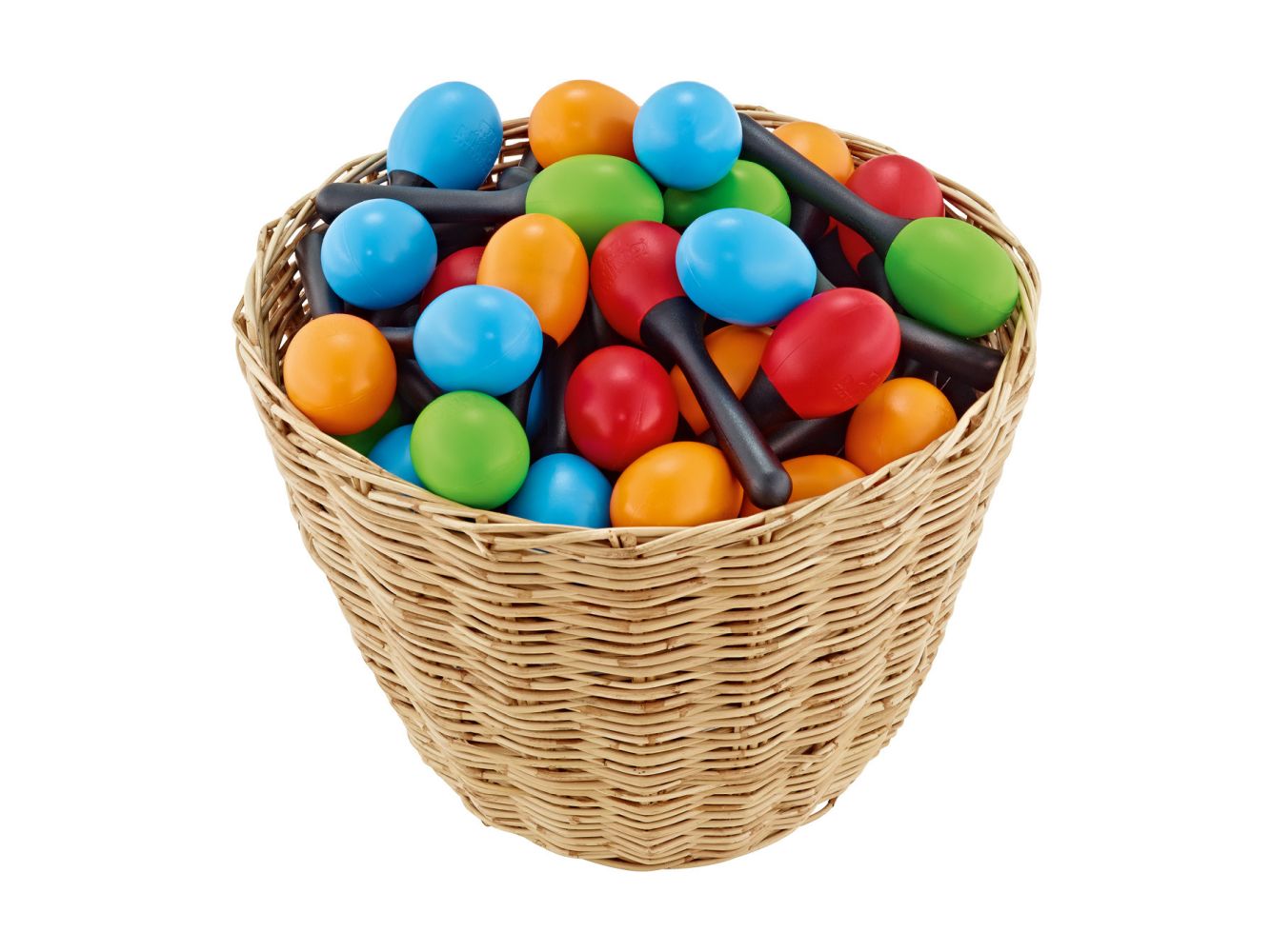 NINO 569 Percussion Molded ABS Egg Maracas 6" (Stück)