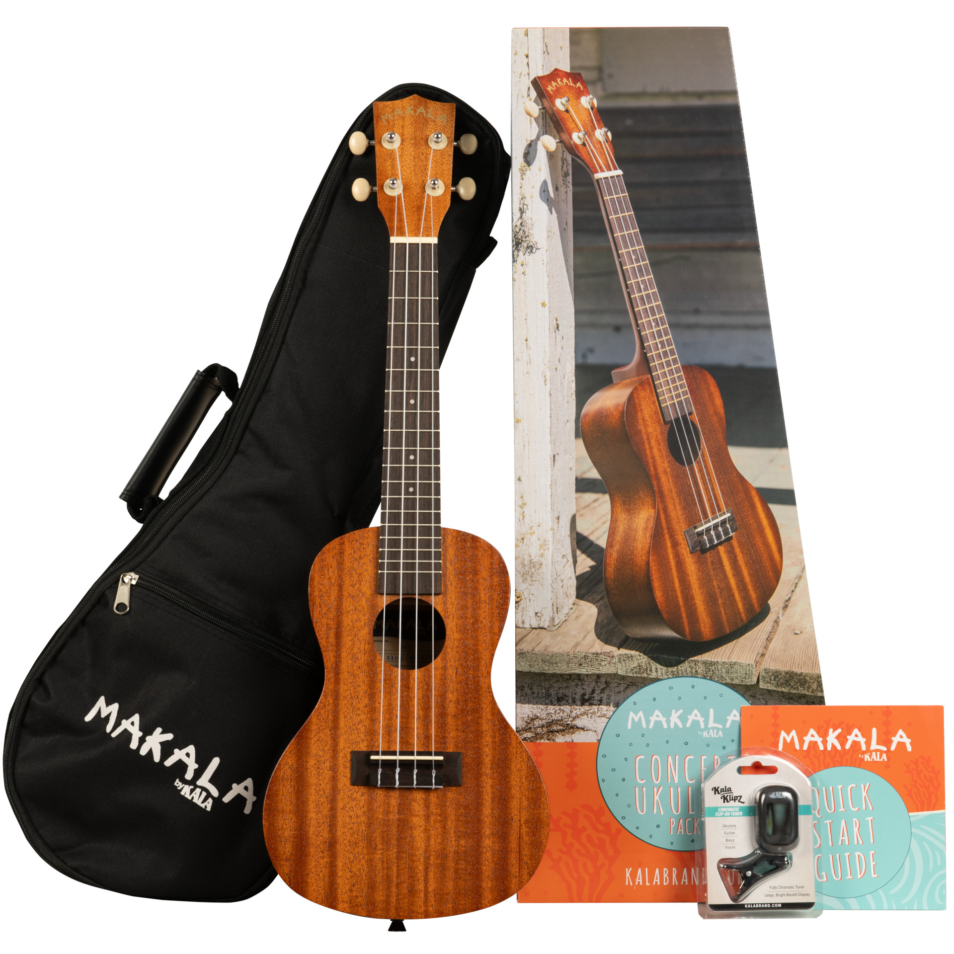 Makala MK-C/PACK - Concert Ukulele Pack, with Tuner & Bag