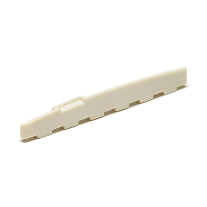 TUSQ PQ-9650-00 - Microbalanced Acoustic Guitar Saddle, Notched Bottom, Compensated, 16" radius