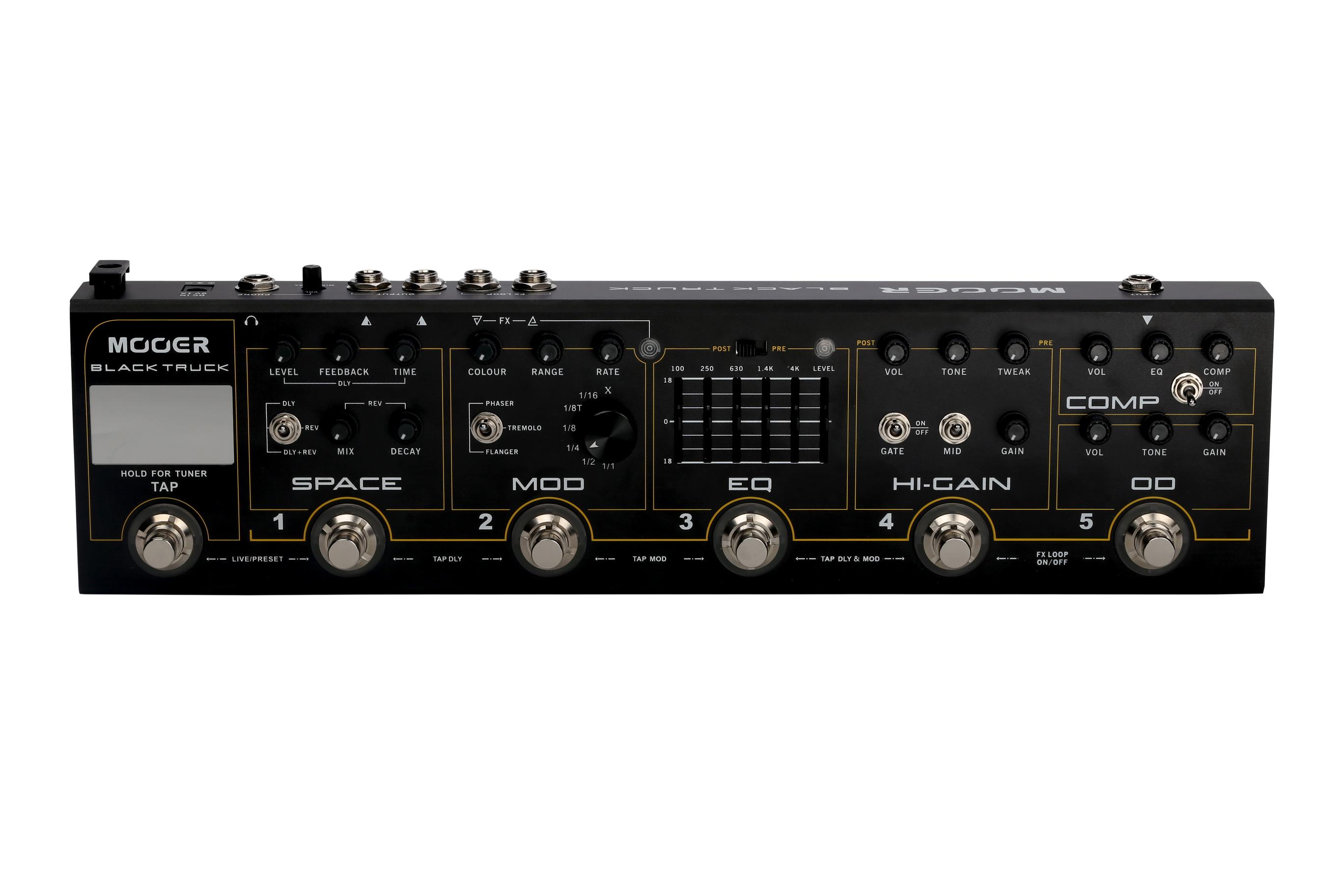 MOOER Black Truck - Multi-Effects Pedal, Effekt Gitarre