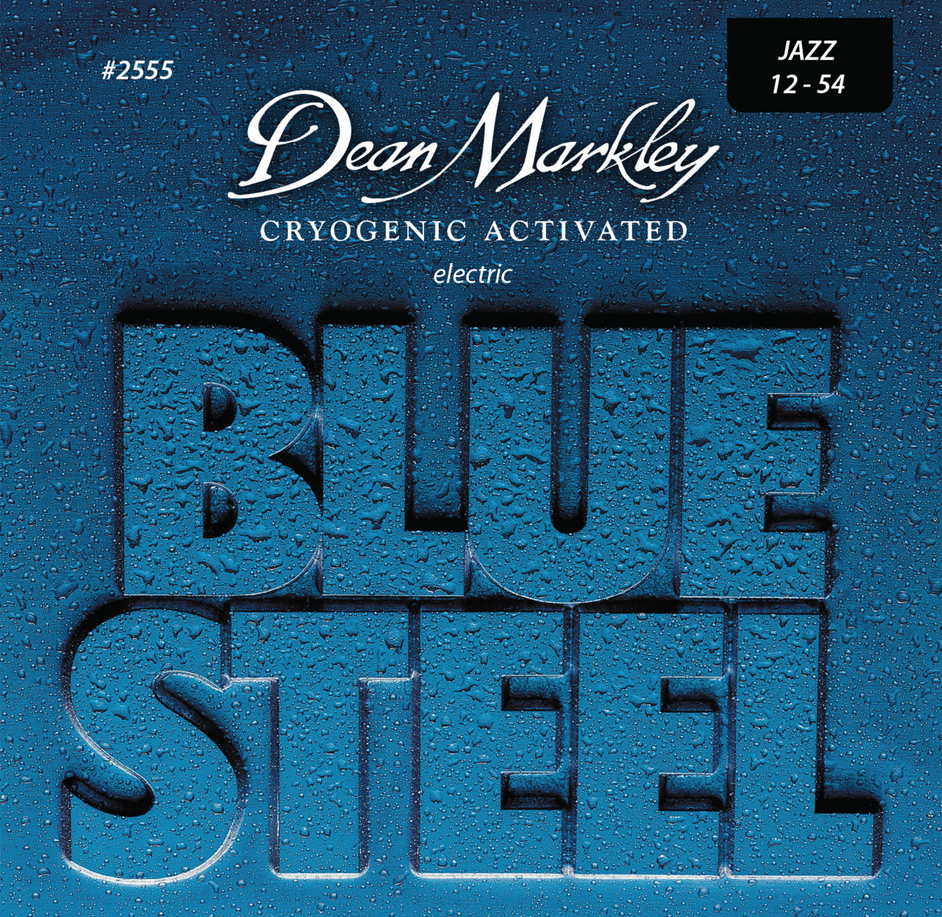 Dean Markley Blue Steel - 2555 - Electric Guitar String Set, Jazz, .012-.054