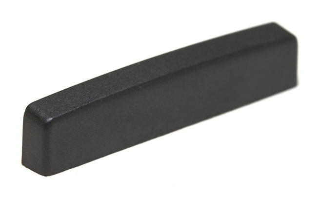 Black TUSQ XL PT-3000-00 - Blank Guitar / Bass Nut - Electric, Flat