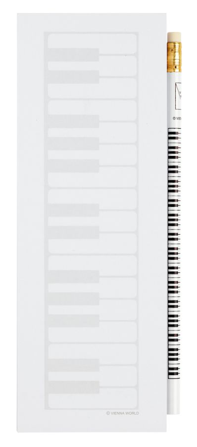 Notizblock Tastatur midi magnetisch