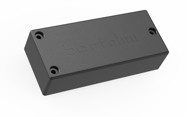 Bartolini Alnico Ceramic Soapbar Guitar Humbucker (ACE-M36GH-70), Neck, M3 Shape, Black
