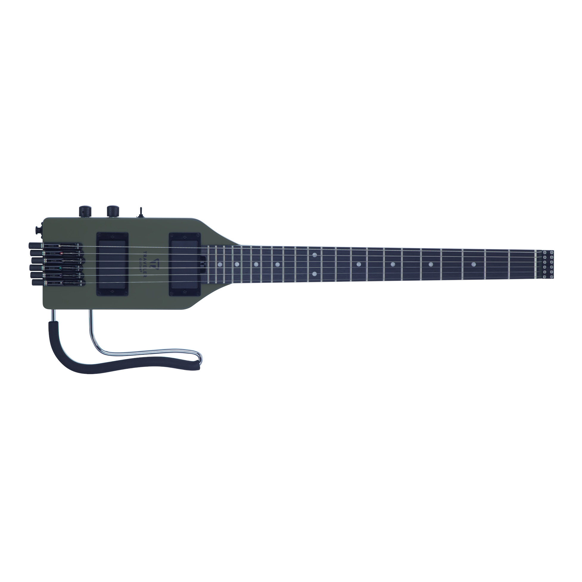 Traveler Guitar - Ultra-Light Electric Deluxe - Olive Green Matte