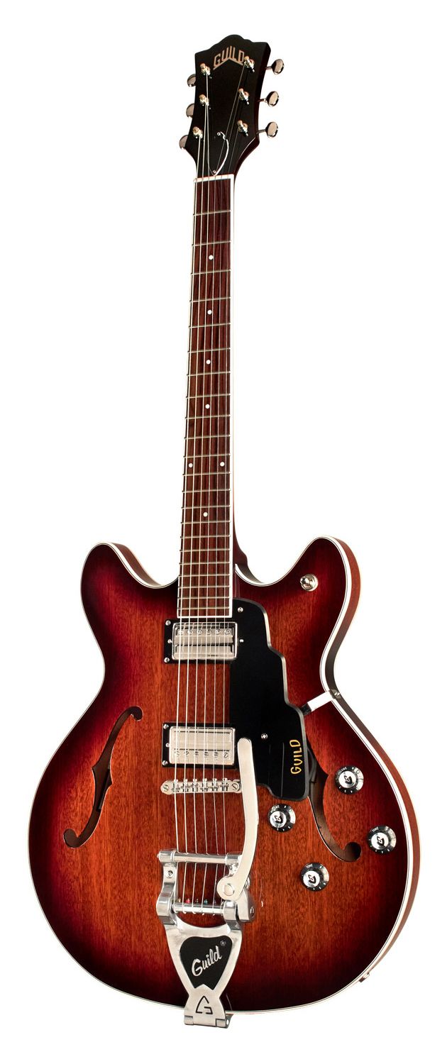 GUILD Starfire I DC CAB w/vibrato E-Gitarre, California Burst
