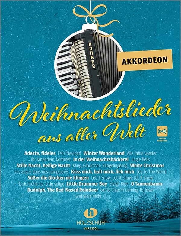 Weihnachtslieder aus aller Welt für Akkordeon - VHR 13501