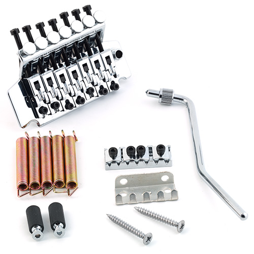 Framus Parts - Framus Licensed Floyd Rose Tremolo System, 7-String, Lefthand - Chrome