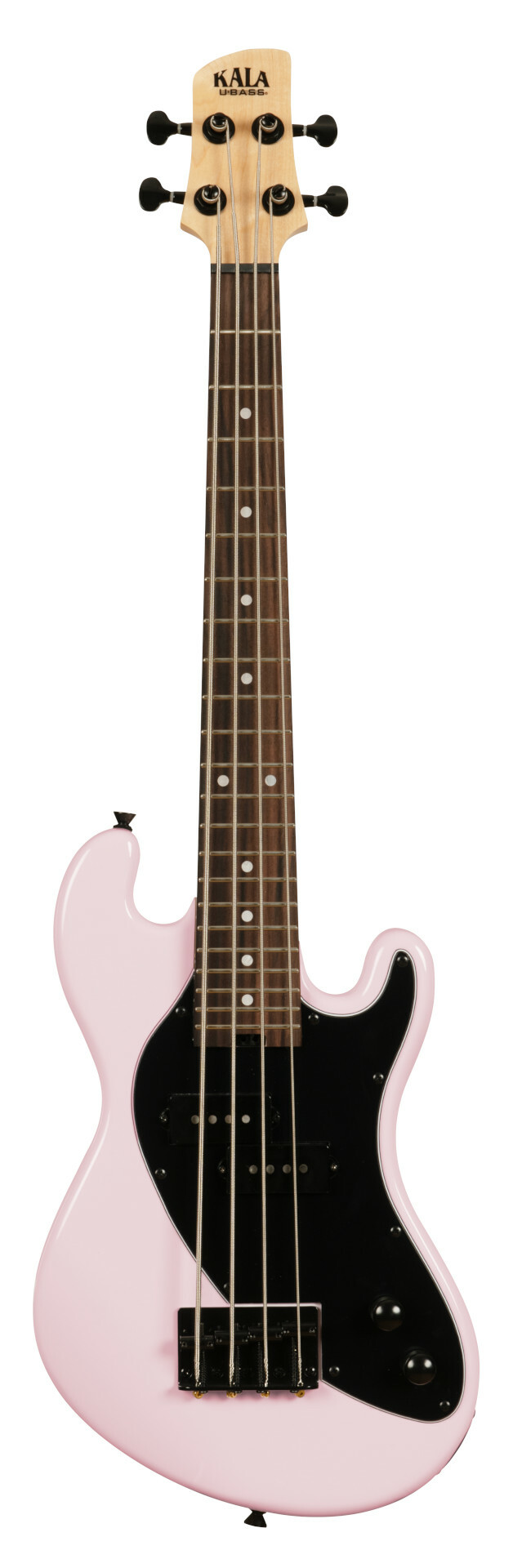 U-Bass Solid Body 4-String, Fretted - Pale Pink with Bag
