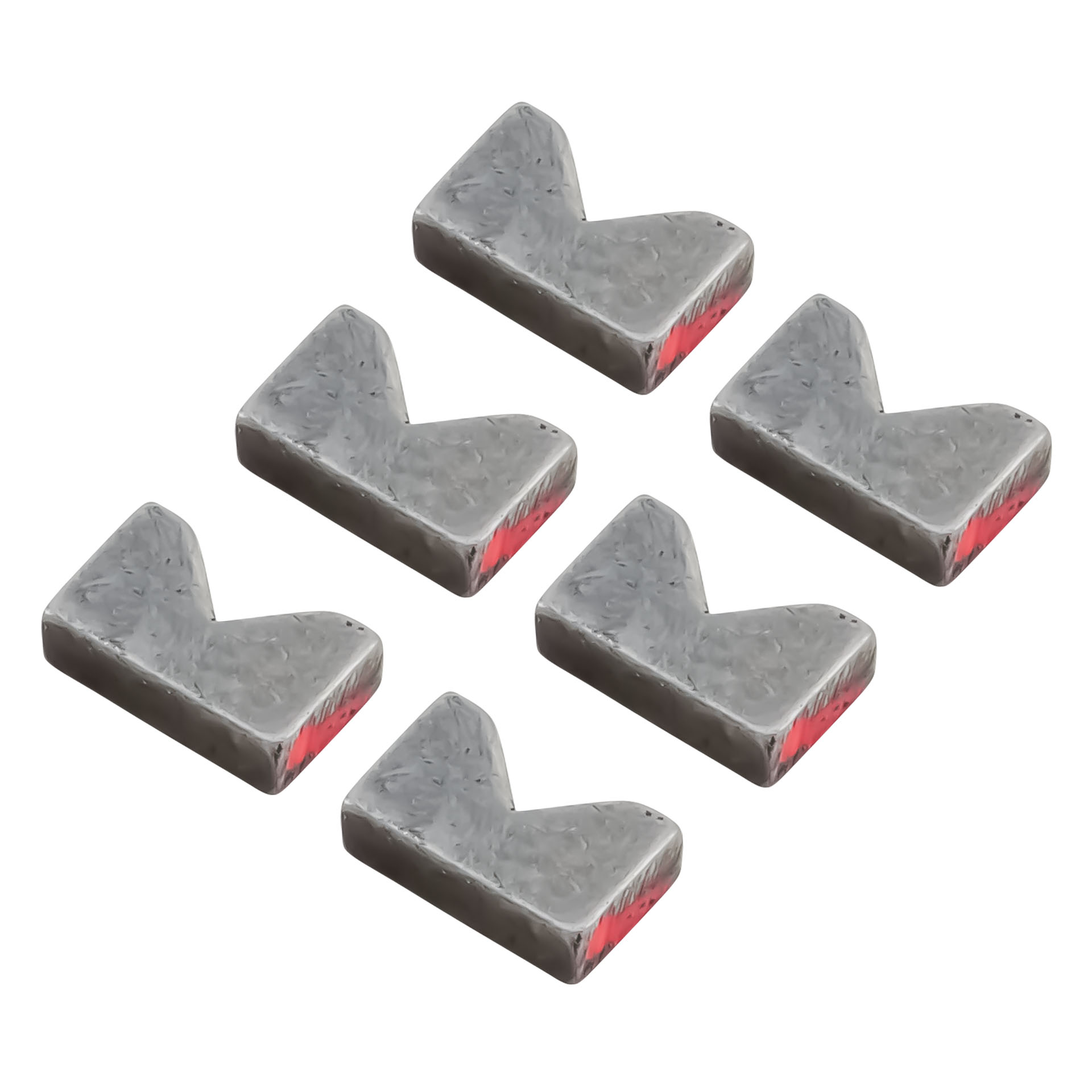 HIPSHOT KickAss Saddle Insert Set Stainless Steel - Notched