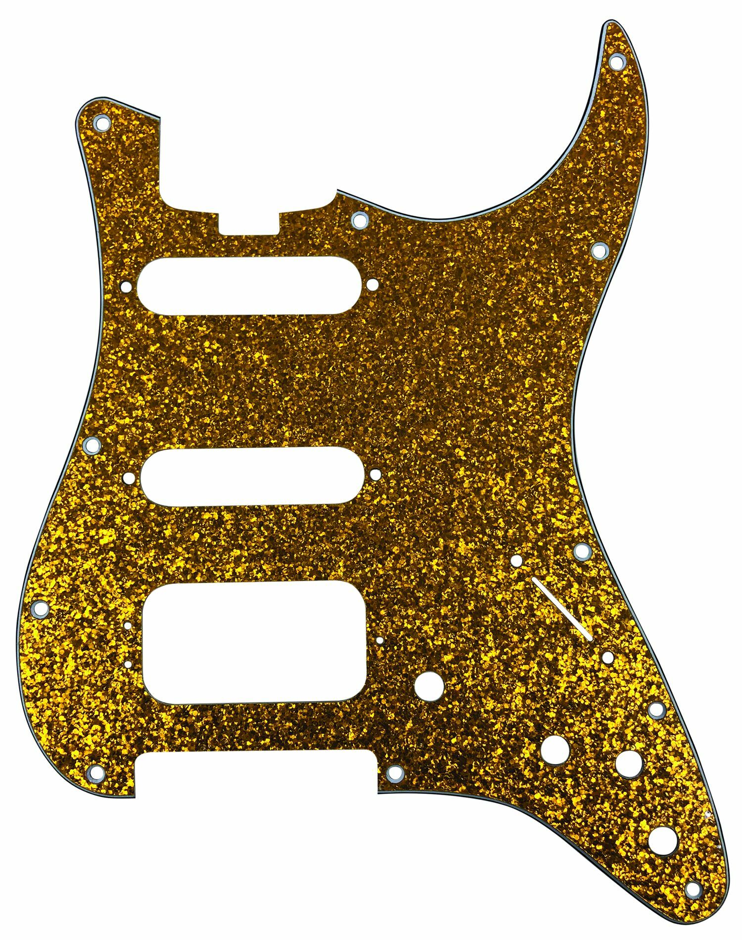 D'Andrea ST-Style HSS Pickguard (DPP ST GOS HSS), Gold Sparkle