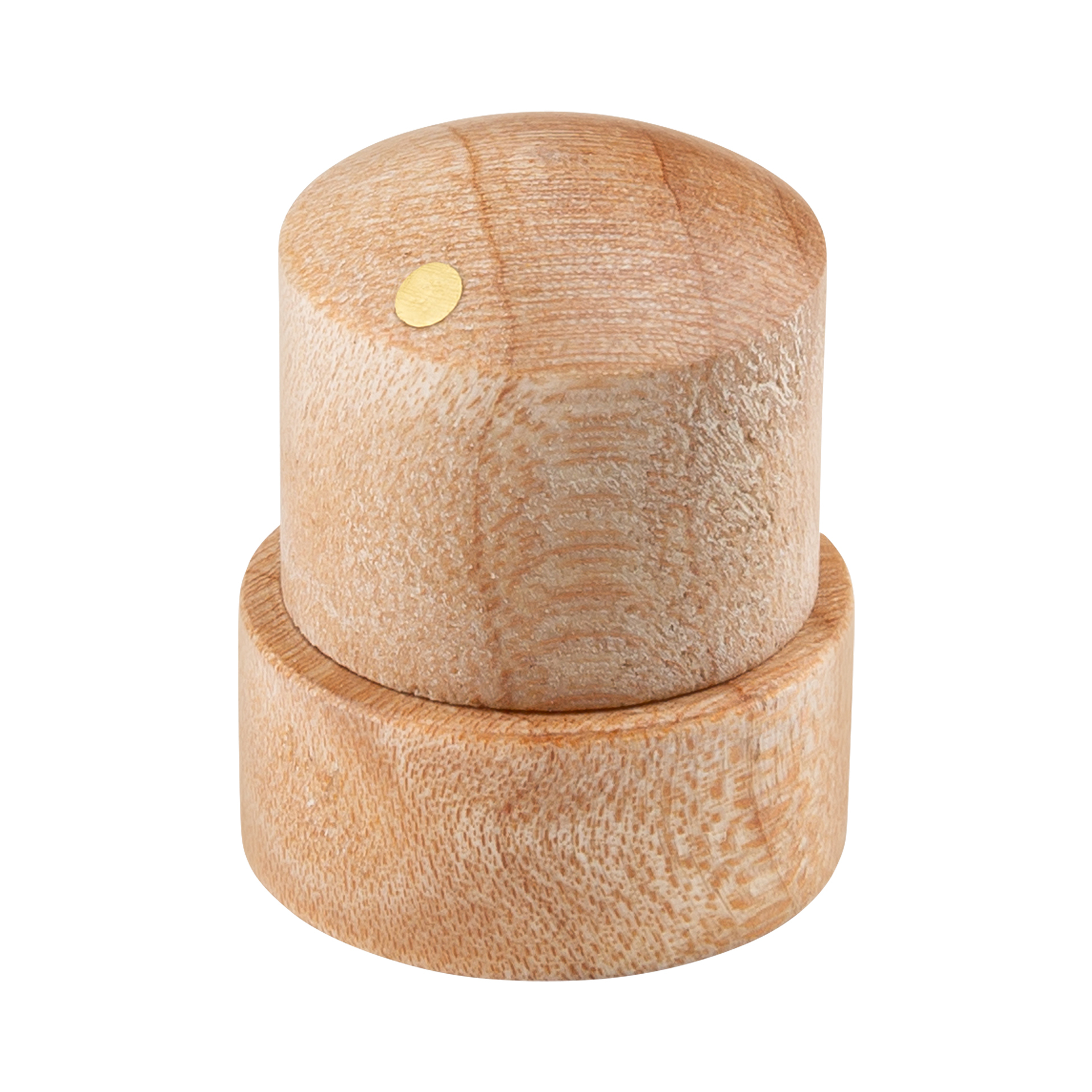 Framus & Warwick Parts - Stacked Wooden Dome Knob - Quilted Maple