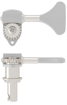 Hipshot HB6 - Ultralite Bass Machine Head, 3/8" Post, Y Key, Bass Side - Chrome