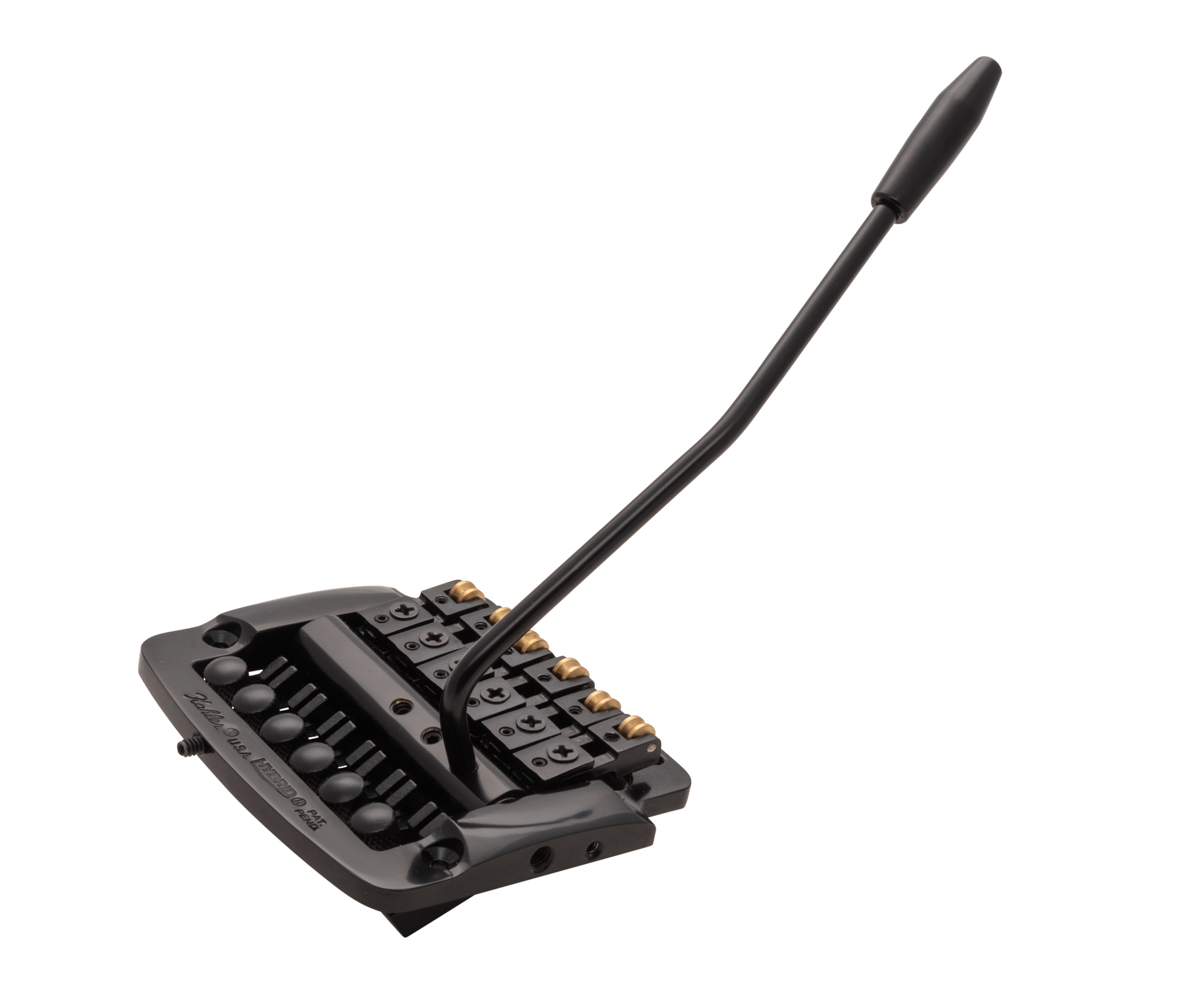 Kahler 7300 - Hybrid Flat Mount Guitar Tremolo (Brass Cam / Brass Saddles) - Black
