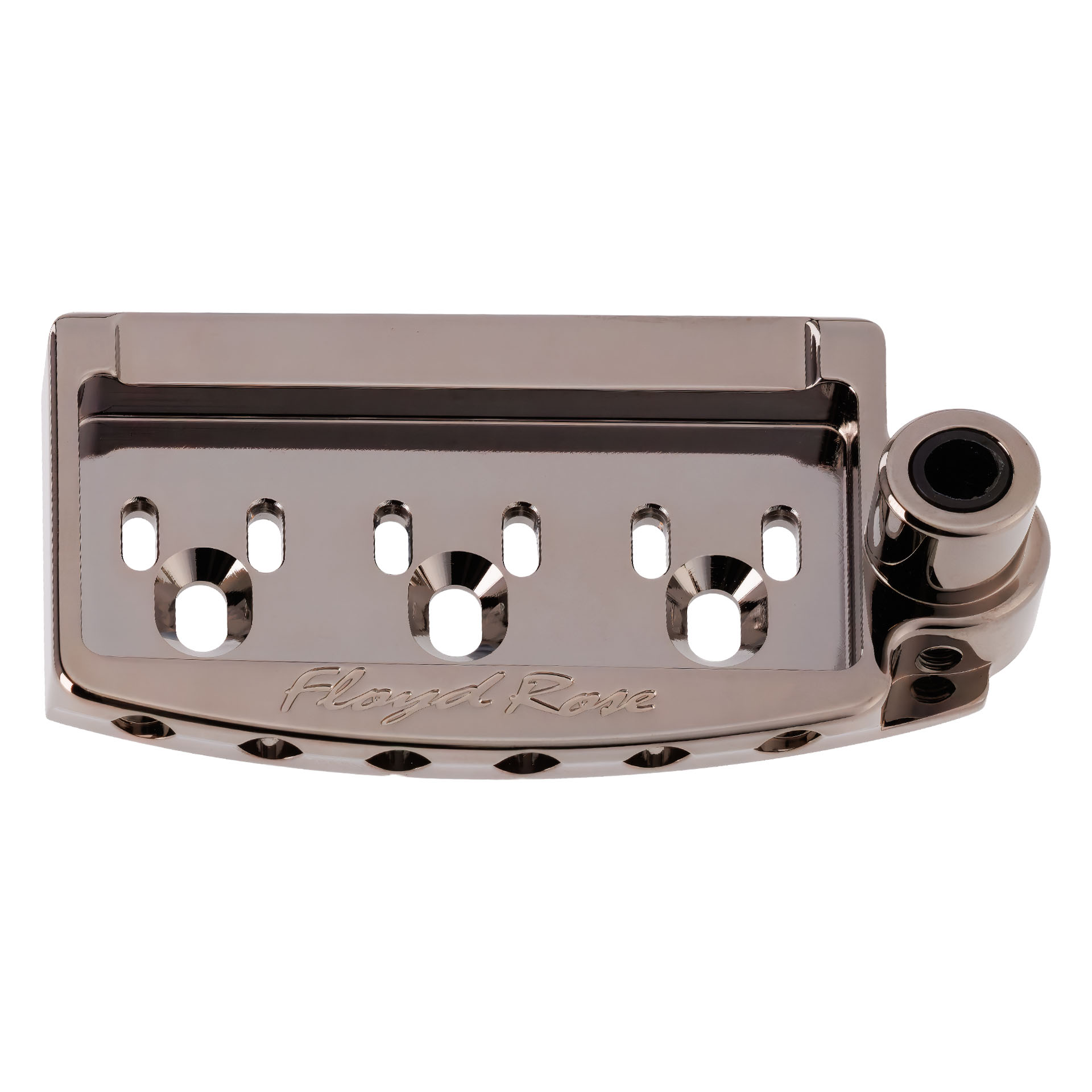 Floyd Rose RTTBPWBNP - Rail Tail Tremolo Base Plate - Wide - Black Nickel