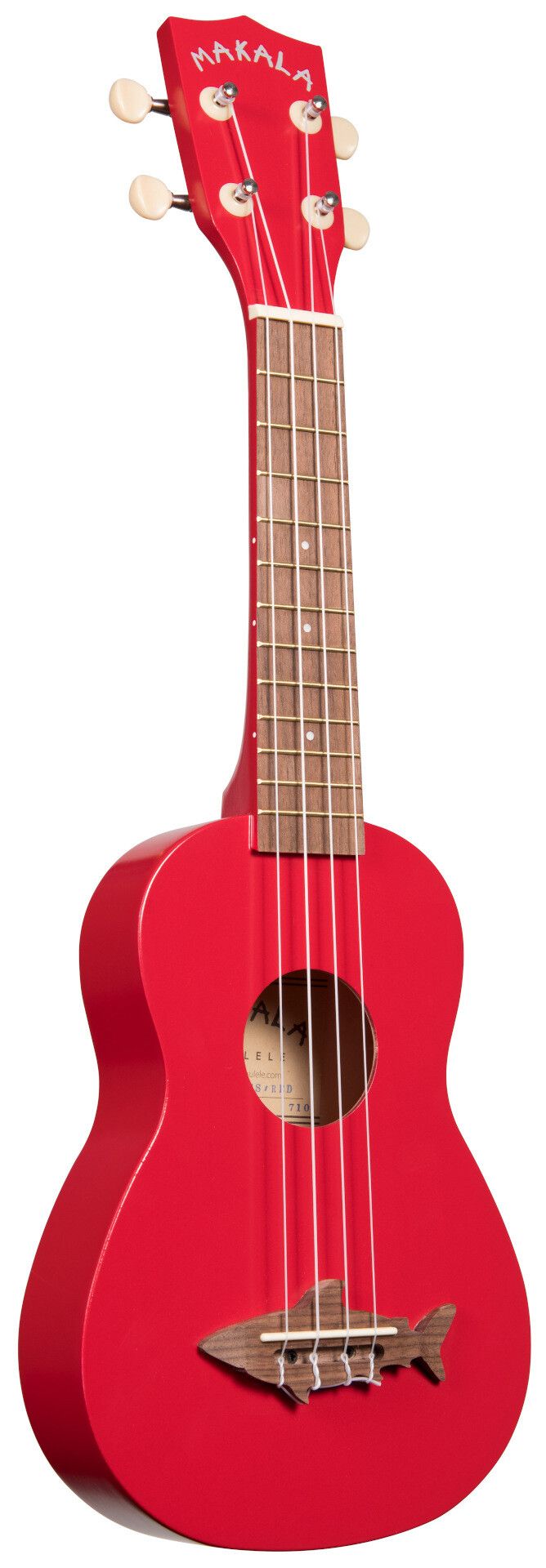 Makala Shark MK-SS-RED - Red Sea Soprano Shark Ukulele + Tasche