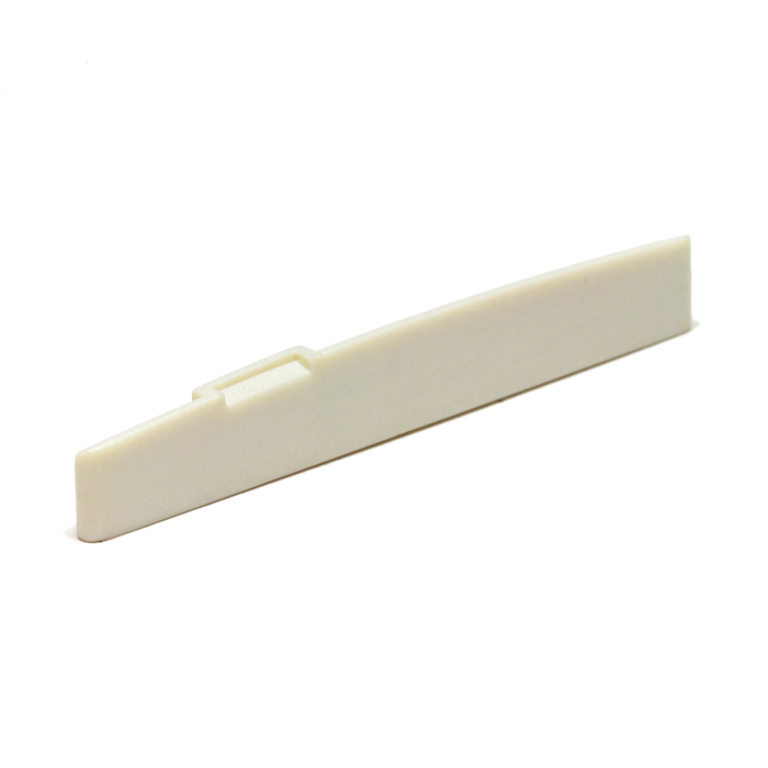 TUSQ PQ-9216-C0 - Acoustic Guitar Saddle, Flat, Compensated, 16" radius