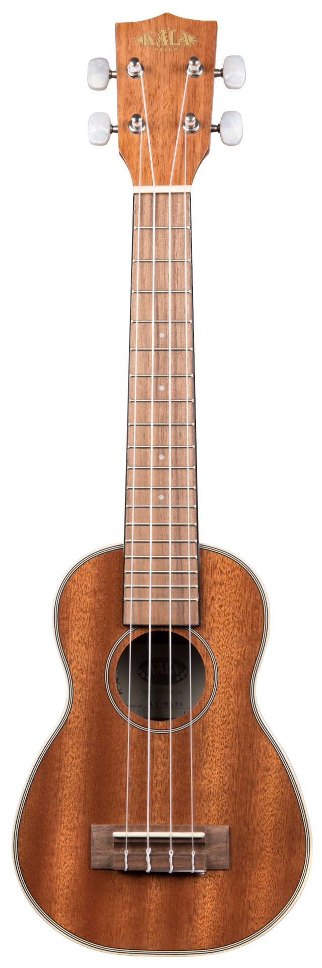KALA KA-S-LNG - Gloss Mahogany Long Neck Soprano Ukulele, with Bag (UB-C)