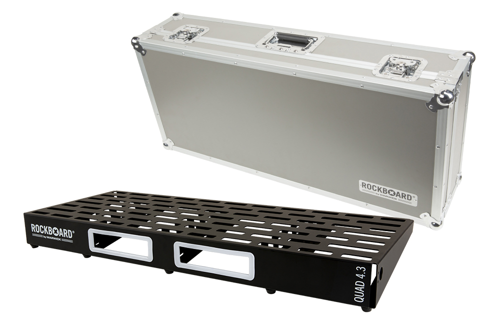 RockBoard QUAD 4.3, Pedalboard with Flight Case