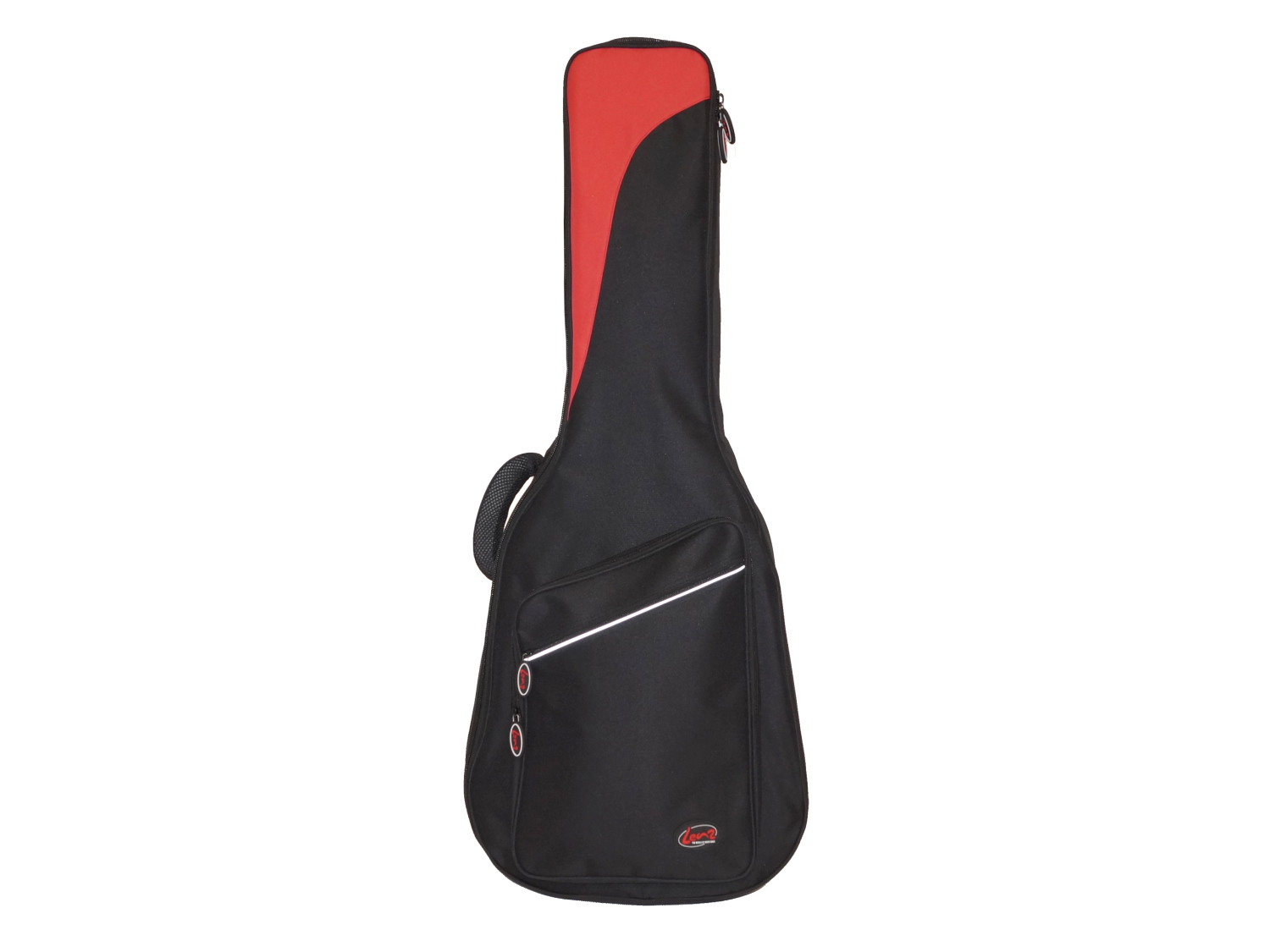 LENZ LB-303 Gigbag für Konzertgitarre 4/4 rot-schwarz