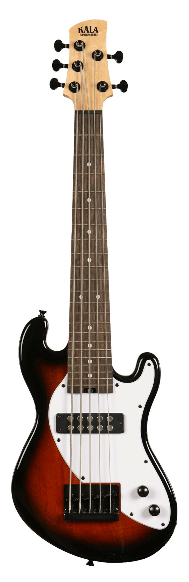 U-Bass Solid Body 5-String, Fretted - Tobacco Burst with Bag