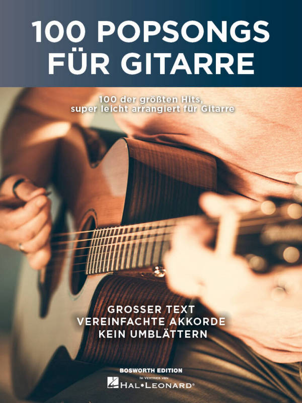 100 Popsongs für Gitarre - BOE 8037